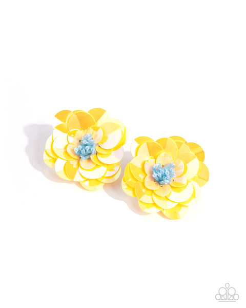 Floating Florals - Yellow Paparazzi