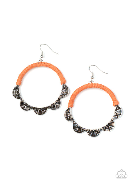 Tambourine Trend - Orange  Paparazzi