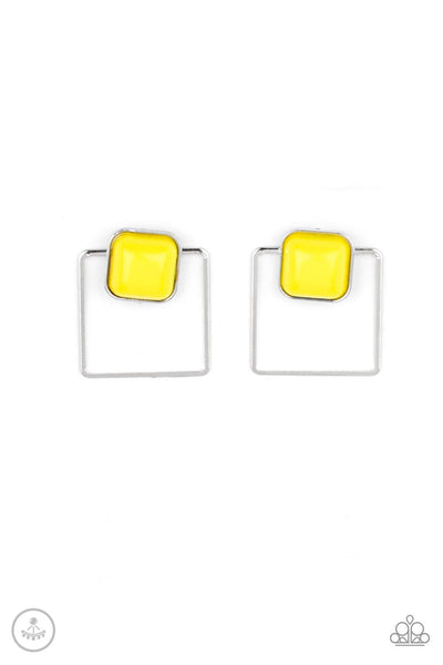 FLAIR and Square - Yellow Paparazzi