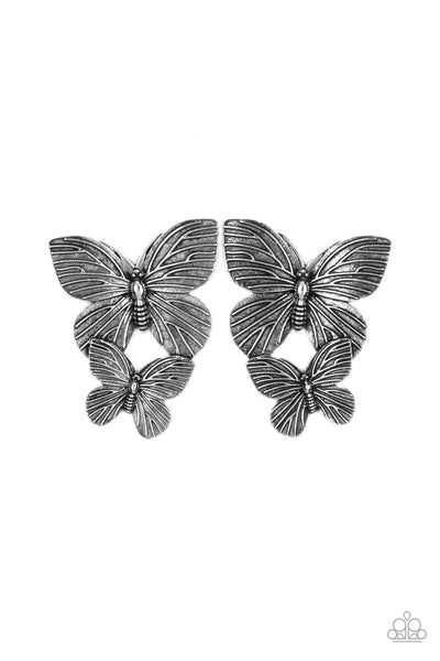 Blushing Butterflies - Silver Paparazzi