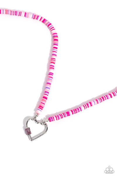 Clearly Carabiner - Pink Paparazzi